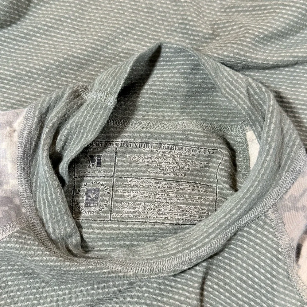 US Army Combat Shirt‎ Flame Resistant FR Multicam OCP Medium  Stretch Army Camo